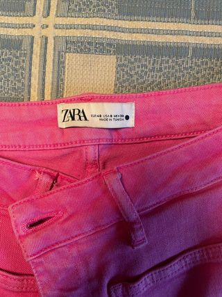 Pantalón  vaquero  color rosa