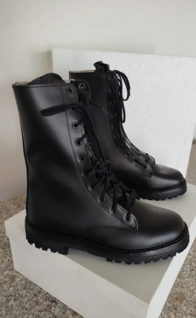 Anfibi vera pelle originali monte bove