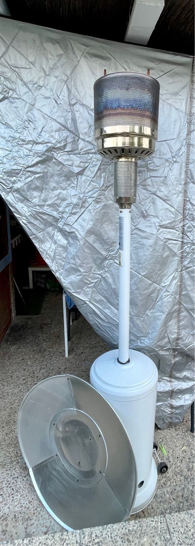 Estufa terraza tipo seta