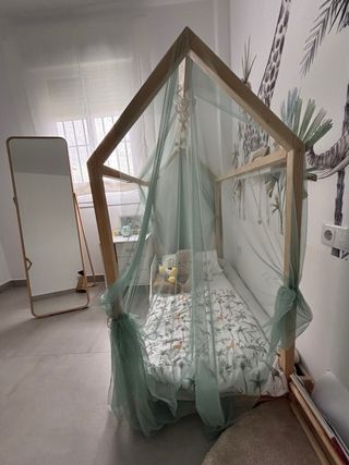colchon de estructura de cama casita montessori