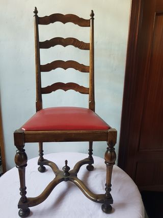 6 sillas por 100 euros (madera maziza)