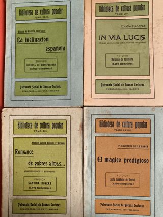 14 LIBROS BIBLIOTECA CULTURA POPULAR AÑO 1941