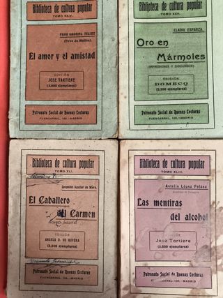 14 LIBROS BIBLIOTECA CULTURA POPULAR AÑO 1941