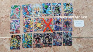 Cards Dragon Ball Heroes God mission