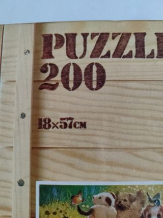 Puzle educa piezas de madera 200