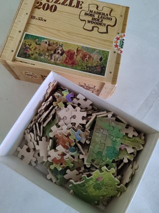 Puzle educa piezas de madera 200