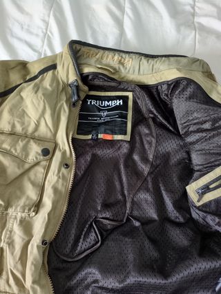 Chaqueta Triumph retro talla M
