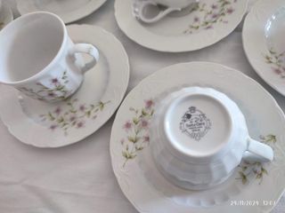 Juego de té de porcelana "Santa Clara"