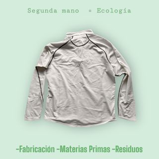 Camiseta térmica multideporte blanca Talla L