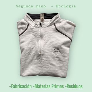 Camiseta térmica multideporte blanca Talla L