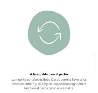 Mochila portabebé Boba