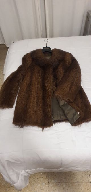 Abrigo piel zorro auténtico