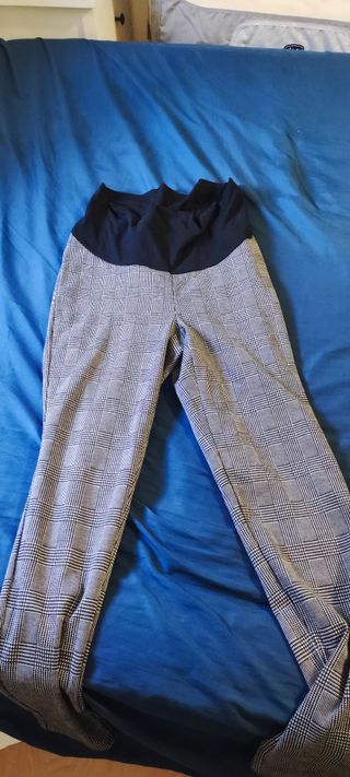 Leggins premamá cuadros 