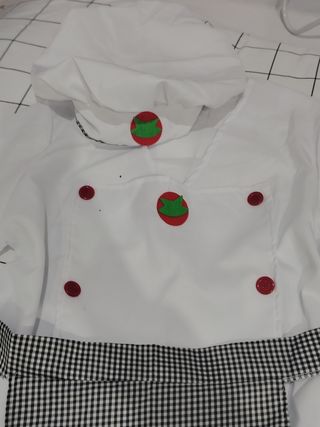 Disfraz cocinera talla M
