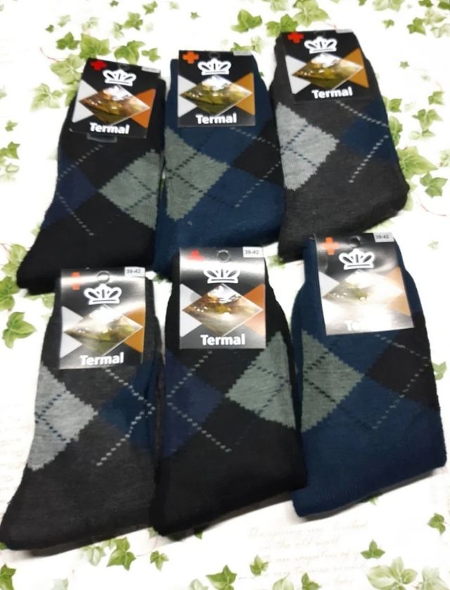 Meias térmicas novas, quentinhas