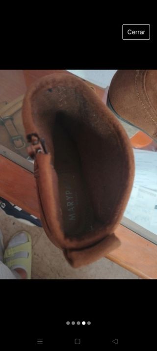 Botines Camel mujer. Número 36