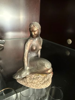 Figura Sirena de bronce