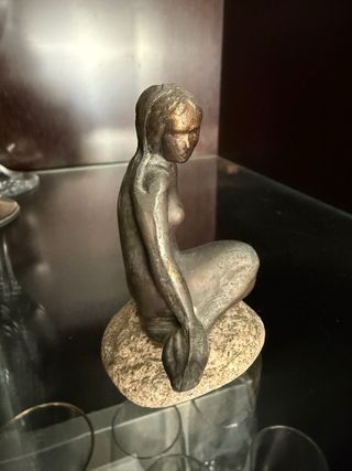 Figura Sirena de bronce