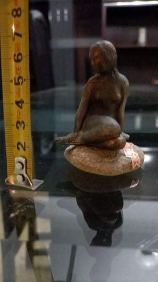 Figura Sirena de bronce