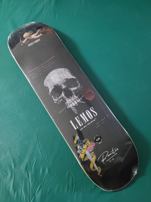 skateboard tavola guns'n roses