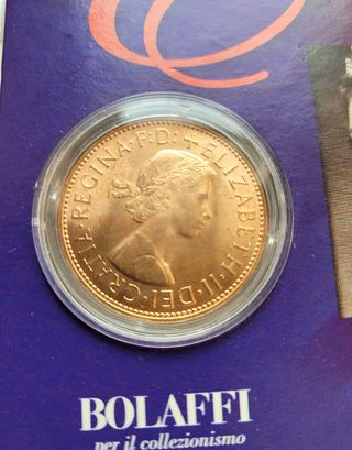 Moneta Regno Uunito One Penny 1967