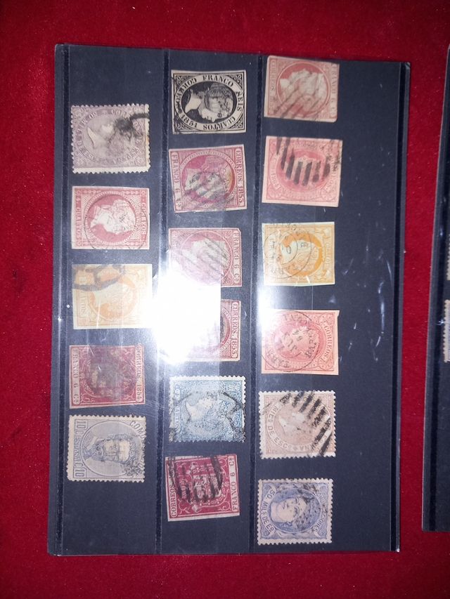 Sellos Españoles antiguos los años 1850