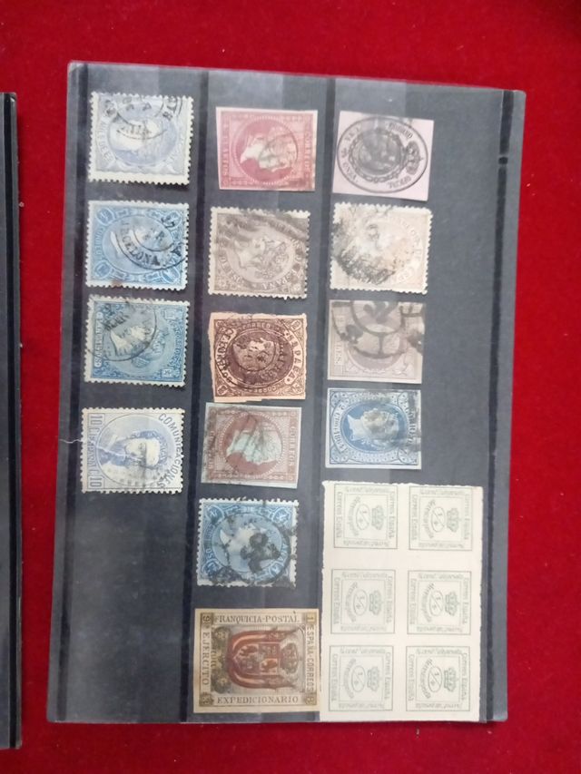 Sellos Españoles antiguos los años 1850