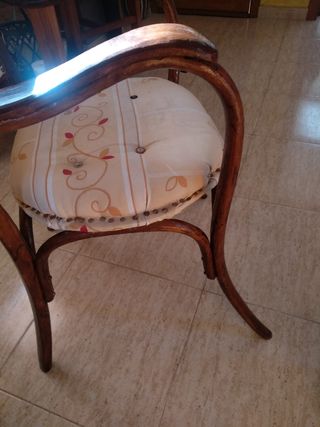 Silla butaca, antigua victoriana