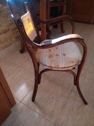 Silla butaca, antigua victoriana