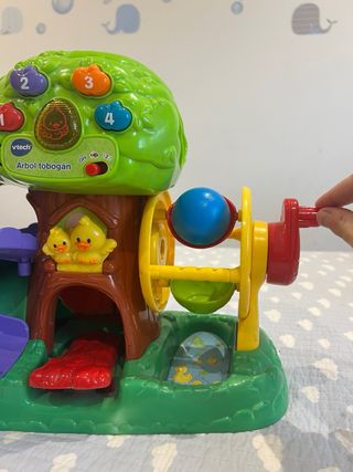 Arbol tobogan preescolar Vtech educativo