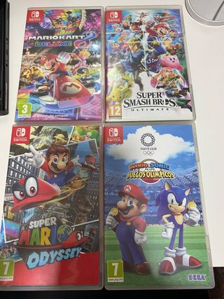 Nintendo Switch mando y juegos