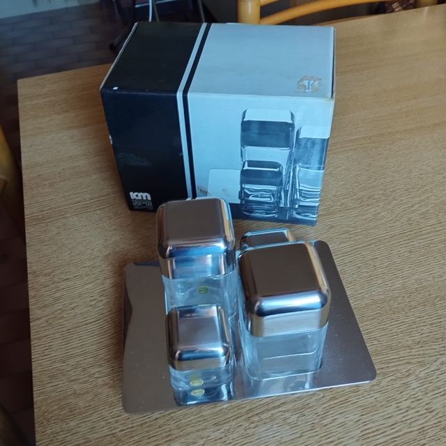 Servizio di design olio - aceto - sale - pepe ICM