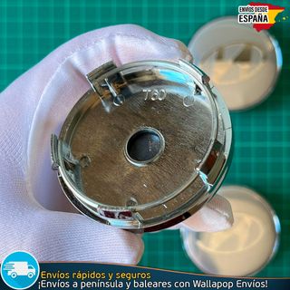 4 Tapacubos Hyundai 60mm Cubrebujes Tapas Llantas