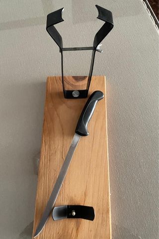Jamonero y cuchillo