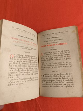 ANTIGUO DEVOCIONARIO EUCOLOGIO ROMANO 1877