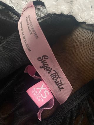 maid Lace Teddy talla XS Sugar Thrillz / Dollskill