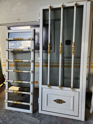 puerta principal aluminio casa o portal