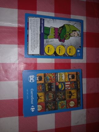Lote de 26 CROMO CARTA DC carrefour