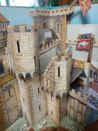 Libro cavalieri medievale 3D