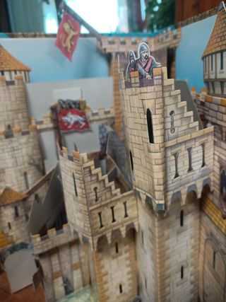 Libro cavalieri medievale 3D