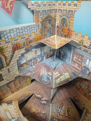 Libro cavalieri medievale 3D