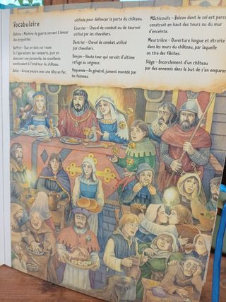 Libro cavalieri medievale 3D