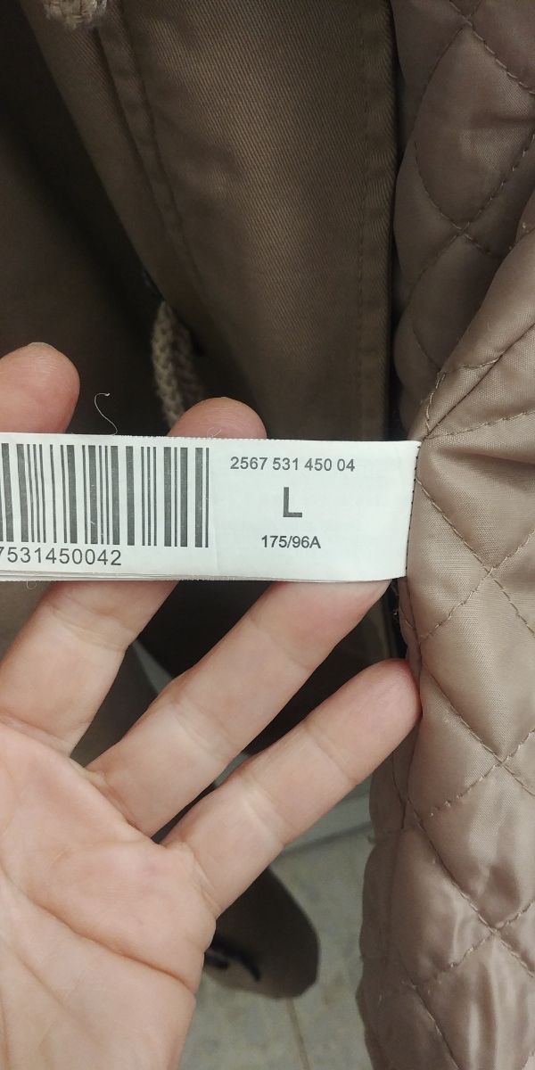 Chaqueta tipo trenca de mujer