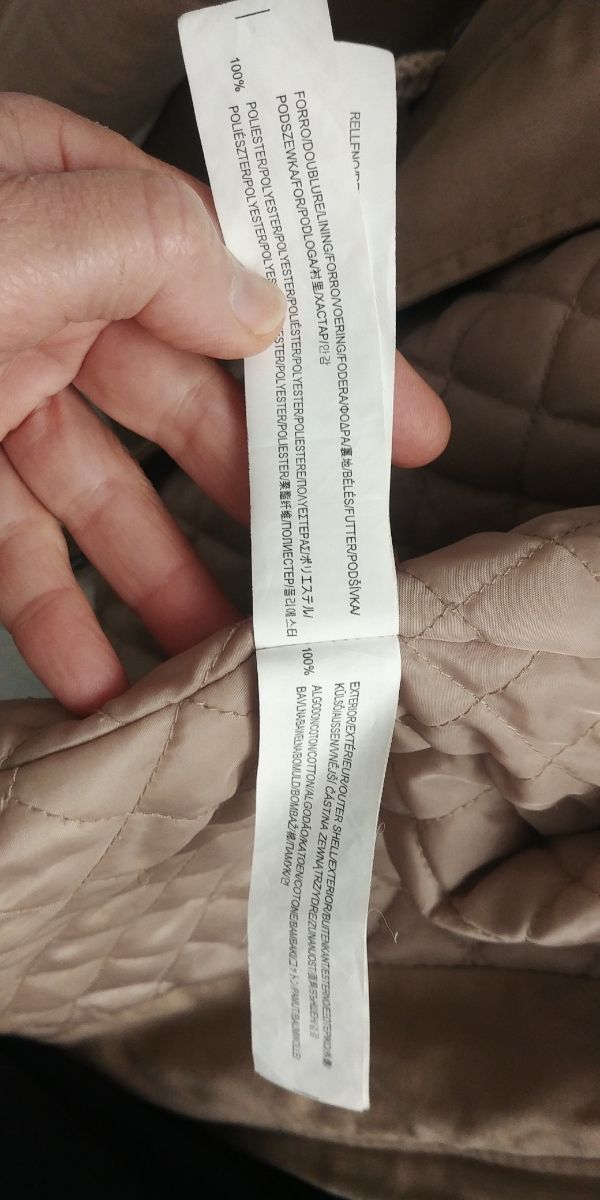 Chaqueta tipo trenca de mujer