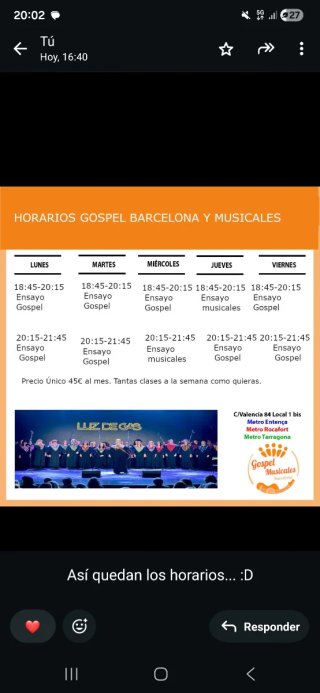 Coral gospelbarcelona musicales y karaoke