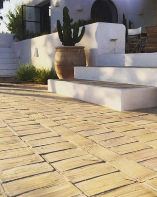 Baldosas de barro rústicas 