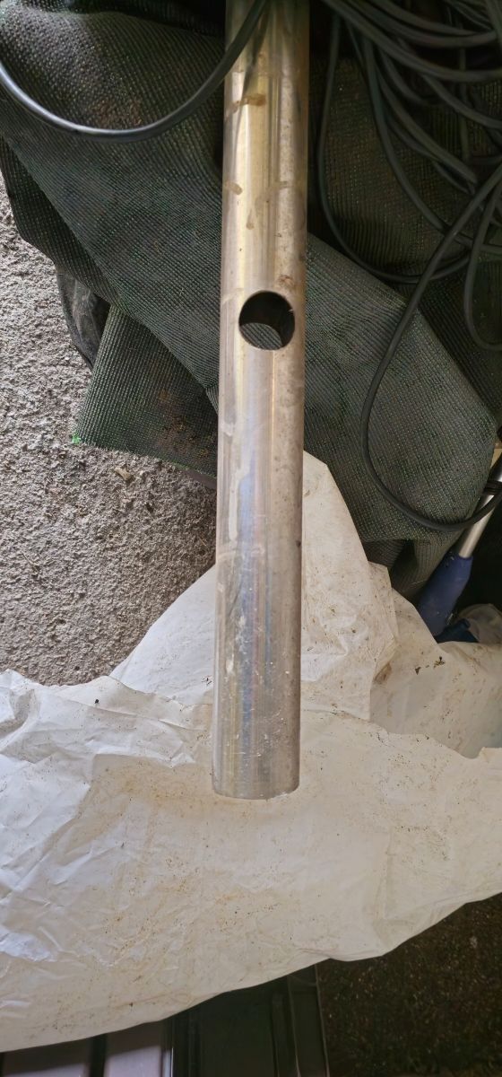 Tubo acero inoxidable.