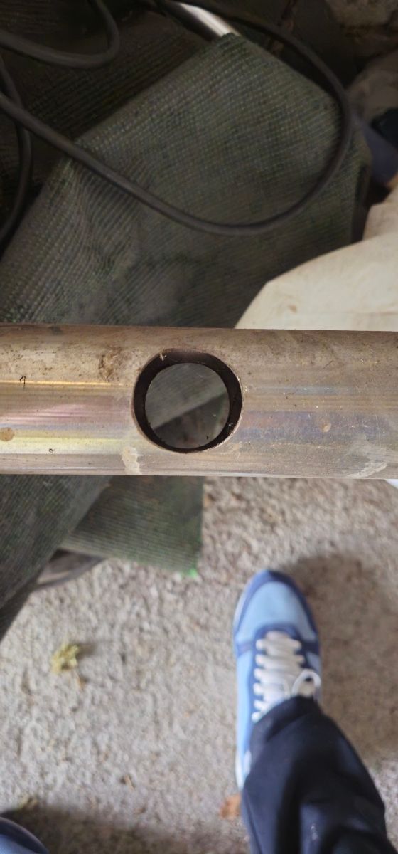 Tubo acero inoxidable.