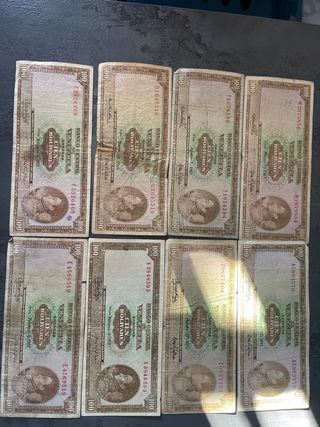 Billetes de 100 venezolanos