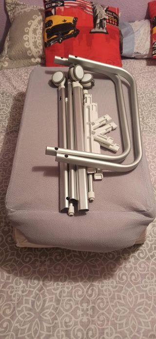 Mini cuna Baby Clic Gris